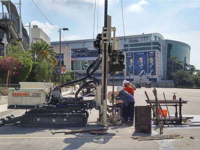 Action Environmental used their 3230DT to complete soil and groundwater sampling needed to assess the properties in downtown Tampa that were planned for future development.